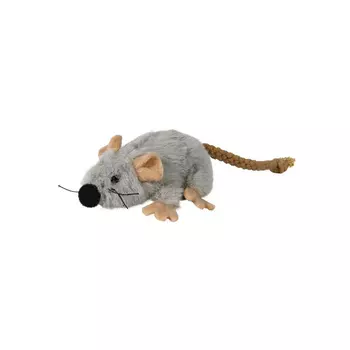 Игрушка для кошек TRIXIE 45735 мышь 7 см плюш серая