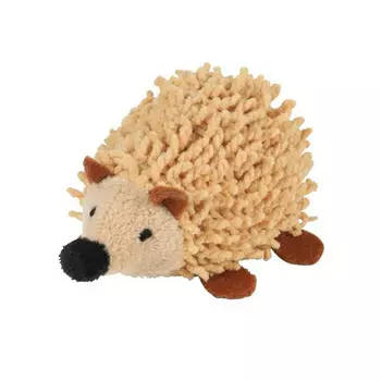 Игрушка для кошек TRIXIE 45782 "Ежик" для кошек с пищалкой плюшевый бежевый 8 см