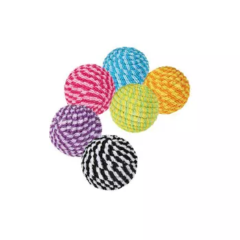 Игрушка для кошек TRIXIE игрушка "Мяч спиральный" веревочный 4 см
