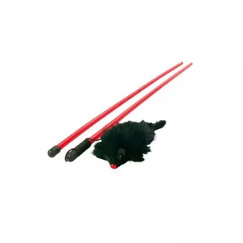 Игрушка для кошек TRIXIE удочка с меховой мышью 100 см