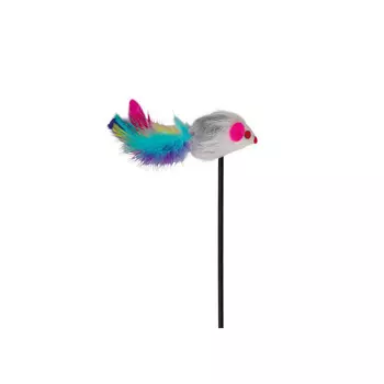 Игрушка для кошек TRIXIE удочка с мышкой мех 50 см