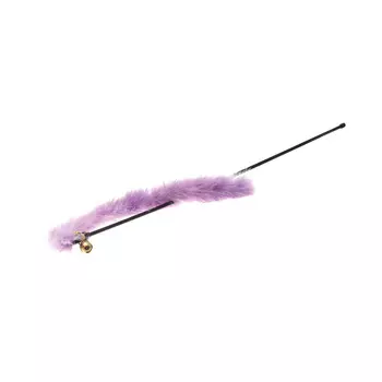 Игрушка для кошек V.I.Pet дразнилка фиолетовая, с хвостом и колокольчиком VG105PUR
