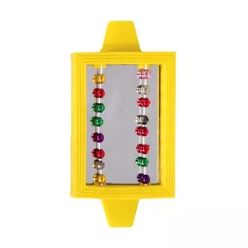 Игрушка для птиц Кеша "ЗЕРКАЛО СО СЧЕТАМИ" 13*7 см SLO42B