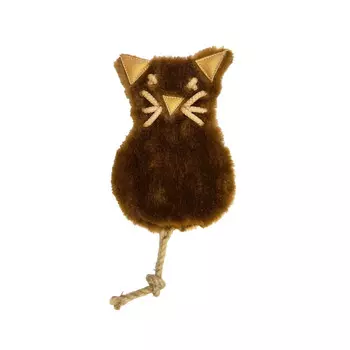 Игрушка для собак шуршащая КОШКА 18*25 см иск.мех