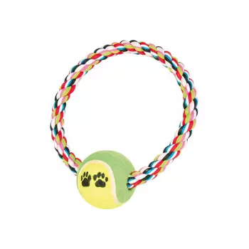 Игрушка для собак TRIXIE мяч теннис на верёвке