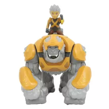 Игрушка Gormiti Фигурка героя 7 см. в комплекте с чудовищем 15 см, с подсветкой и звуком, (2 набора в ассорт.) GRM05000