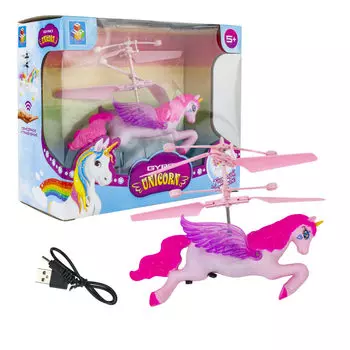 Игрушка Gyro-Unicorn "Летающий единорог".