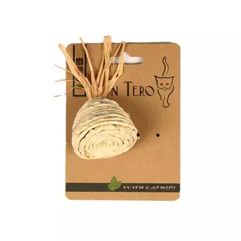 Игрушка Мон Теро ЭКО "Пирамидка", 5 см, с кошач. мятой, бежевая XHC-2145