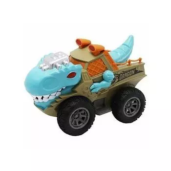 Инерционная машинка Funky Toys, Бирюзовый Тираннозавр FТ0735698