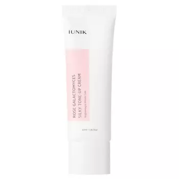 IUNIK Крем для лица с розовой водой и галактамисисом Silky Tone up,40мл