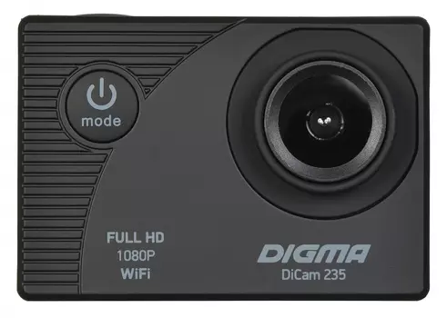 Экшн-камера Digma DiCam 235 черный