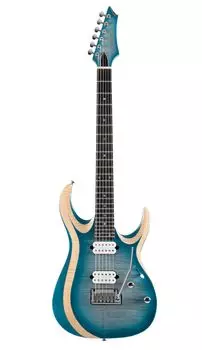 Электрогитара Cort X700-Duality-II-PIB X Series синяя с чехлом
