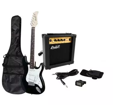 Электрогитарный набор ROCKET PACK-1 BK