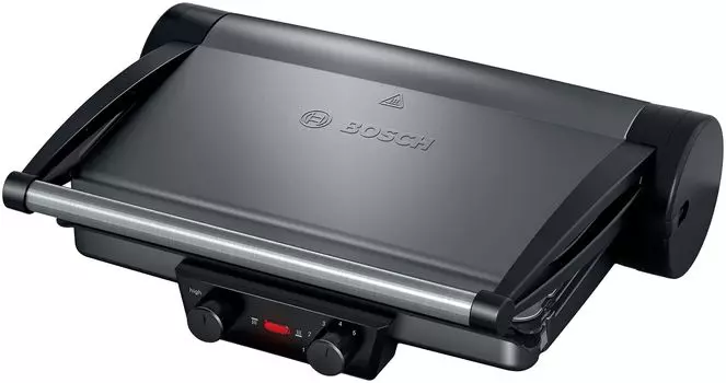 Электрогриль Bosch TCG4215 серебристый/черный