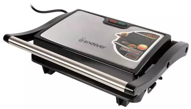 Электрогриль ENDEVER Grillmaster 114, серебристый