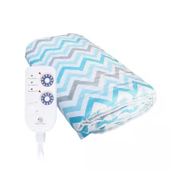 Электроодеяло двухзонное EcoSapiens S417 145 х 180 см