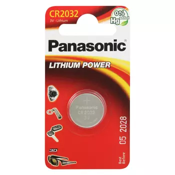Батарейка Panasonic Lithium Power CR2032, 1шт.