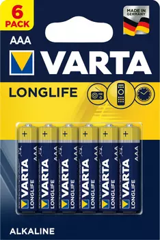 Батарейка Varta Longlife AAA блистер 6шт.
