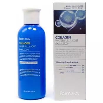 Эмульсия увлажняющая с коллагеном FarmStay Collagen Water Full Moist Emulsion, 200мл