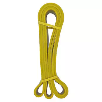 Эспандер латексная петля сопротивления Кроссфит INDIGO, 97660 IR, Желтый, 208*10,1см