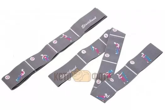 Эспандер Pro-Supra 1800 Лента Эластичная замкн. с захватами 84*5cм