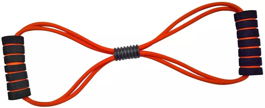 Эспандер Восьмёрка Двойная INDIGO 2 жгута SM-064