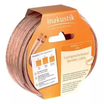 Кабель акустический INAKUSTIK Star LS-Reels, 2 x 2.5 mm2, 10 м