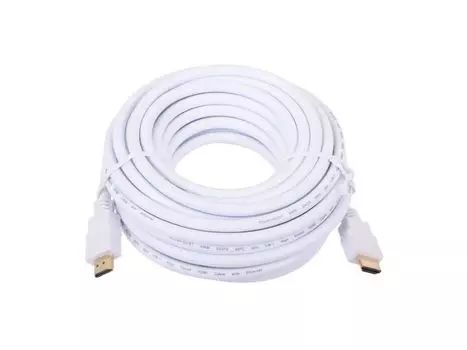 Кабель AOpen HDMI 19M/M 1.4V+3D/Ethernet (ACG511W-1M) 1m, белый