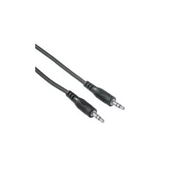 Кабель аудио Hama H-48912 Jack 3.5 (m)-Jack 3.5 (m) 1.5м черный (00048912)