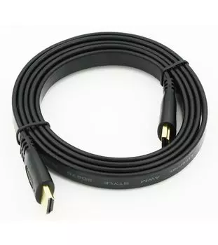 Кабель аудио-видео Flat v1.4 HDMI (m)/HDMI (m) 1.5м.