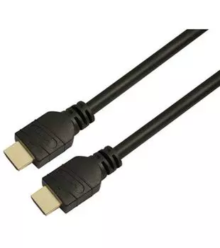 Кабель аудио-видео LAZSO WH-111 HDMI (m)/HDMI (m) 0.5м. Позолоченные контакты черный (WH-111(0,5M))