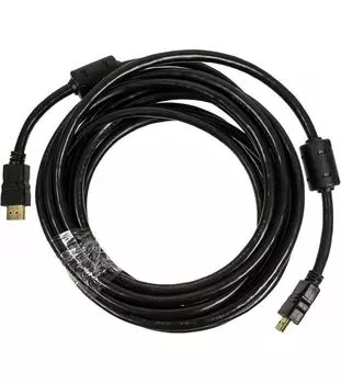Кабель аудио-видео Ningbo HDMI-5M-MG HDMI (m)/HDMI (m) 5м. феррит.кольца Позолоченные контакты черный