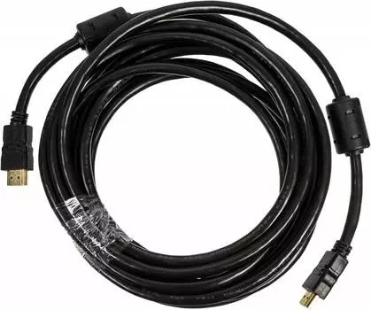 Кабель аудио-видео Ningbo HDMI-5M-MG HDMI (m)-HDMI (m) 5м ферриткольца контакты позолото черный
