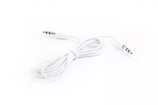 Кабель AUX BoraSCO 1м белый