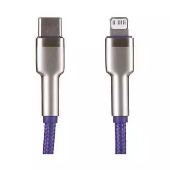 Кабель Baseus Cafule Series Metal Type-C - Lightning PD 20W 2m Purple CATLJK-B05