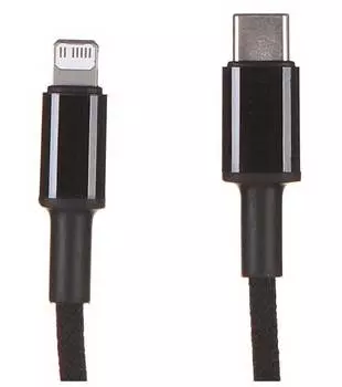 Кабель Baseus High Density Braided USB Type-C - Lightning 20W 2m Black CATLGD-A01