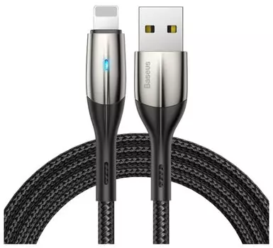 Кабель Baseus Horizontal USB - Lightning 1.5A 2m Black (CALSP-C01)