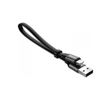 Кабель Baseus Nimble Portable Cable USB - Lightning 23см Black CALMBJ-B01