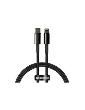 Кабель Baseus Tungsten Gold Lightning - USB Type-C 1m Black CATLWJ-01