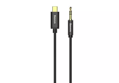Кабель Baseus Yiven M01 Type-C Male - 3.5 Male Audio Cable Black CAM01-01
