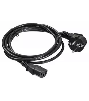 Кабель Buro BU-PCAB-ZP IEC C13 Евровилка 1.8м