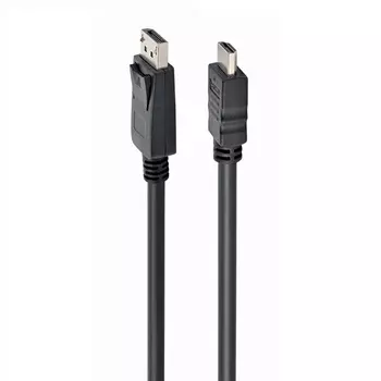 Кабель Cablexpert CC-DP-HDMI-3M DisplayPort->HDMI 3м, 20M/19M, черный, экран, пакет