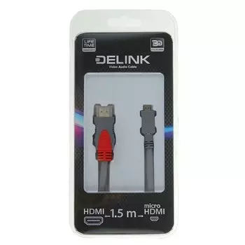 Кабель Delink HDMI-micro HDMI 1,5м