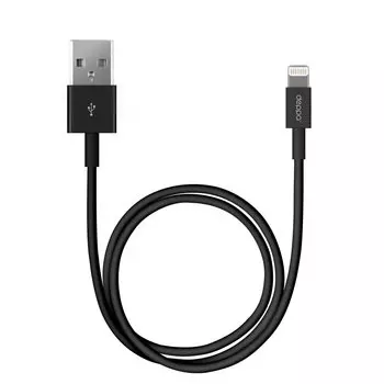 Кабель Deppa USB - 8-pin для Apple 1.2м черный 72115