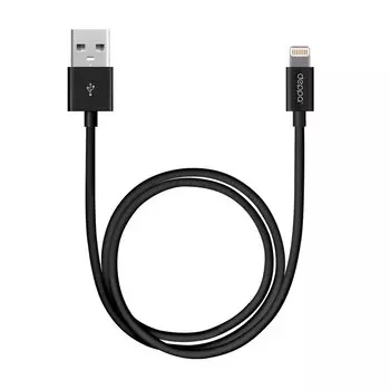 Кабель Deppa USB - 8-pin для Apple MFI 1.2м черный 72127