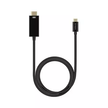 Кабель Deppa USB Type-C - HDMI 4K, 60Hz 1.8м черный 72279