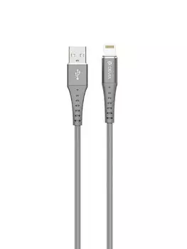 Кабель Devia Braid Series Cable Lightning 1m - Silver