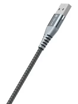 Кабель Devia Braid Series Cable Micro USB 1m - Silver