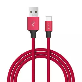 Кабель Devia Pheez 1m Type-C - Red