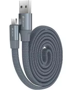 Кабель Devia Ring Y1 Micro Usb - Grey, Серый
